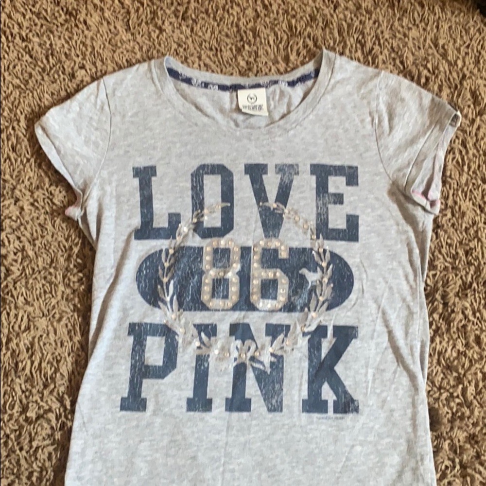 A pink women’s t-shirt.